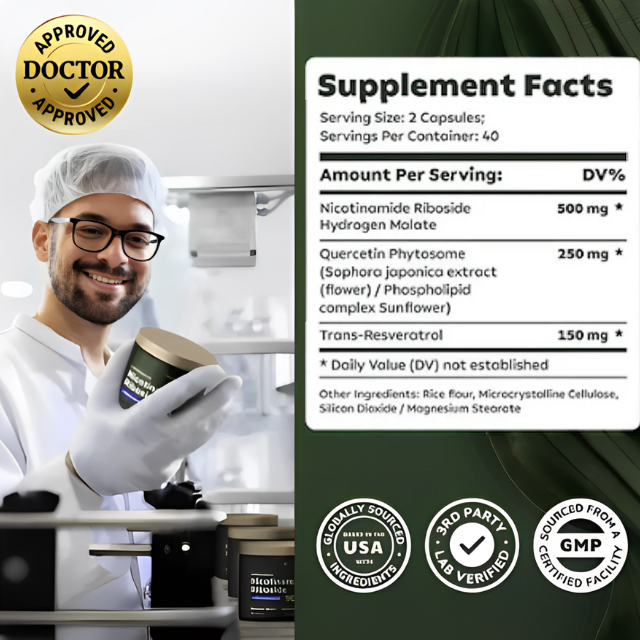NAD+ Advanced: Nicotinamid-Ribosid + Resveratrol