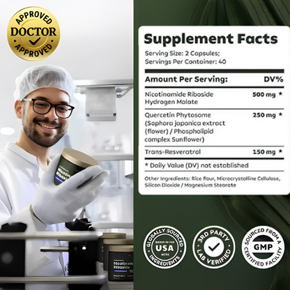 NAD+ Advanced: Nicotinamid-Ribosid + Resveratrol